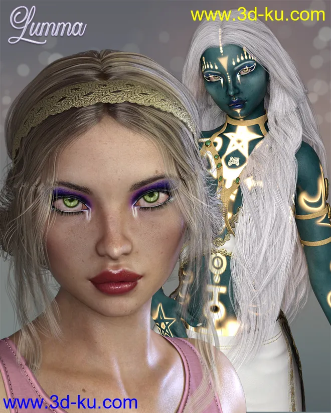 Lumma for Genesis 8 Female模型的图片1