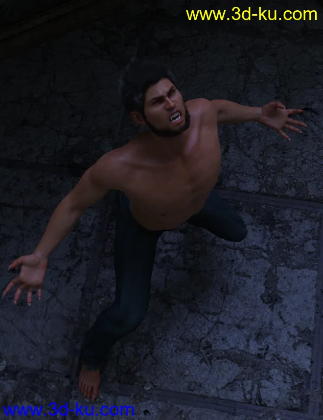 Lupine Poses for Genesis 8 Male模型的图片2