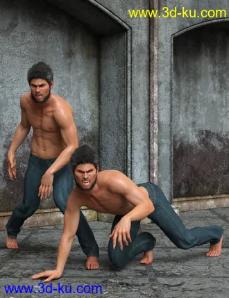 3D打印模型Lupine Poses for Genesis 8 Male的图片