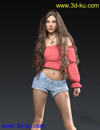 3D打印模型Lux HD for Genesis 8 Female的图片