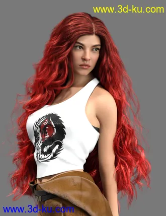 3D打印模型Lux HD for Genesis 8 Female的图片