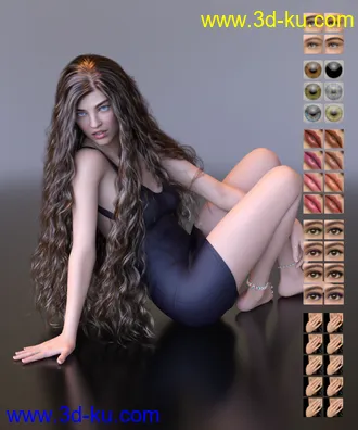 3D打印模型Lux HD for Genesis 8 Female的图片