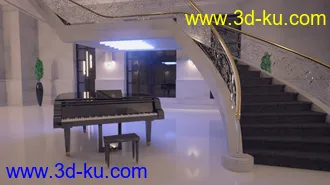 3D打印模型Lynelle For Genesis 8 Female And Hollywood Mansion的图片