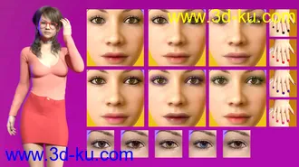 Lynelle For Genesis 8 Female And Hollywood Mansion模型的图片10