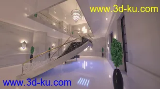 3D打印模型Lynelle For Genesis 8 Female And Hollywood Mansion的图片