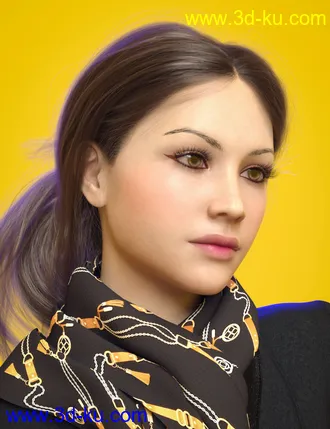 3D打印模型Lynelle For Genesis 8 Female And Hollywood Mansion的图片