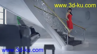 3D打印模型Lynelle For Genesis 8 Female And Hollywood Mansion的图片