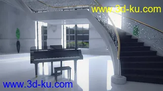 3D打印模型Lynelle For Genesis 8 Female And Hollywood Mansion的图片