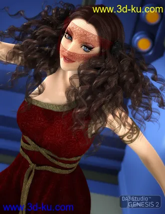 3D打印模型Lyric Hair的图片