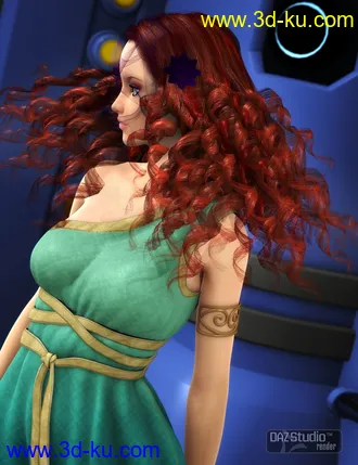 3D打印模型Lyric Hair的图片