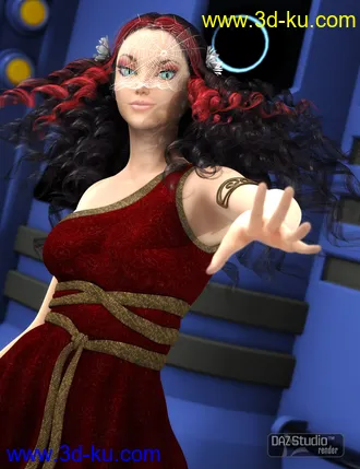 3D打印模型Lyric Hair的图片