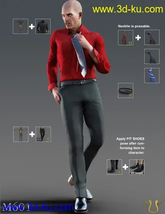 3D打印模型M601 for Genesis 2 Male(s)的图片