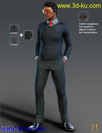 3D打印模型M601 for Genesis 2 Male(s)的图片