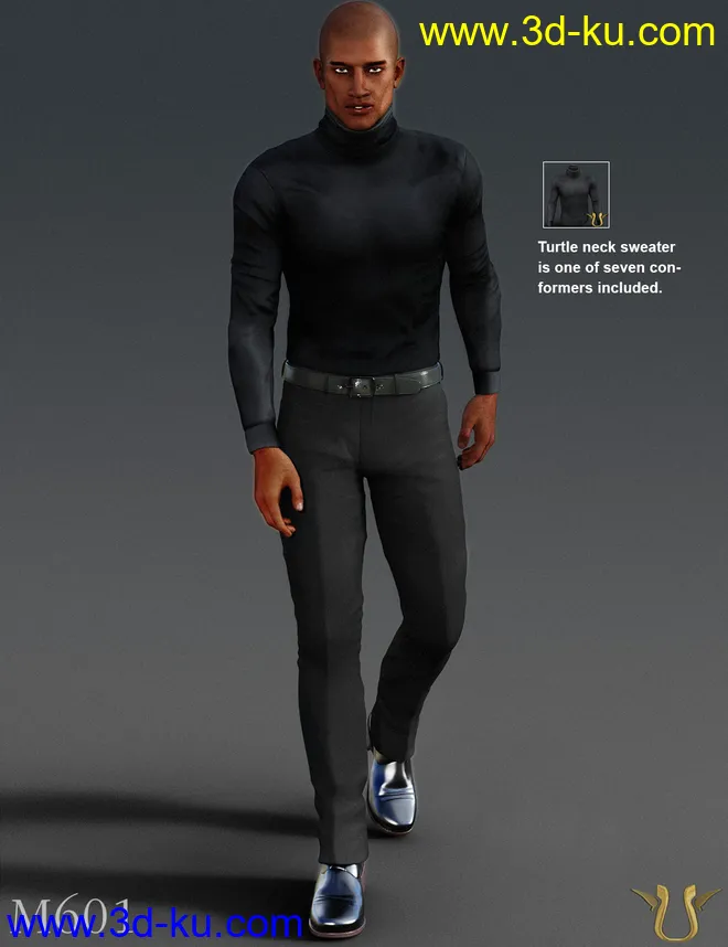 M601 for Genesis 2 Male(s)模型的图片4