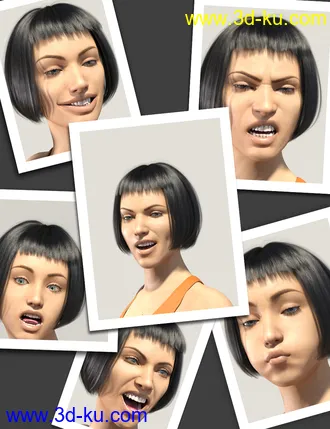 3D打印模型MadBat Prop Poses and Expressions for Genesis 8 Female的图片