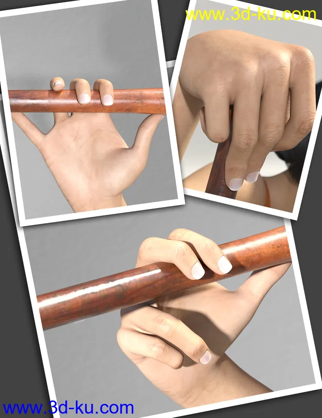 MadBat Prop Poses and Expressions for Genesis 8 Female模型的图片6