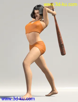 3D打印模型MadBat Prop Poses and Expressions for Genesis 8 Female的图片