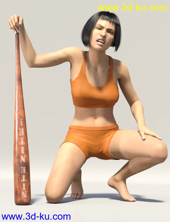 MadBat Prop Poses and Expressions for Genesis 8 Female模型的图片9