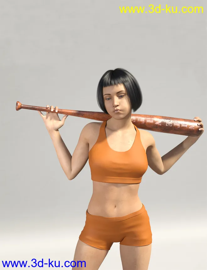 MadBat Prop Poses and Expressions for Genesis 8 Female模型的图片10