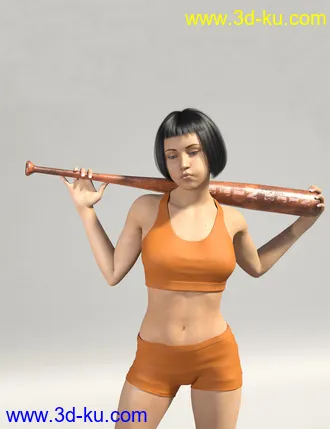 3D打印模型MadBat Prop Poses and Expressions for Genesis 8 Female的图片