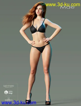 3D打印模型Mae HD for Genesis 8 Female的图片