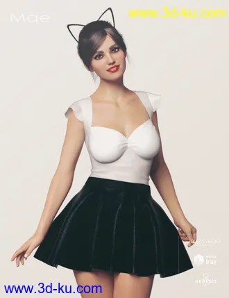 3D打印模型Mae HD for Genesis 8 Female的图片