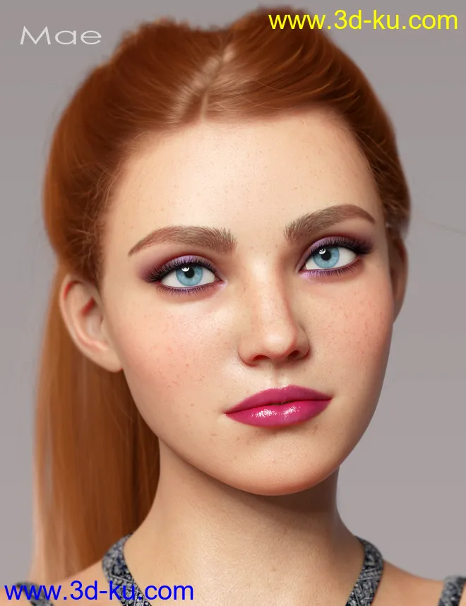 Mae HD for Genesis 8 Female模型的图片8