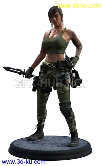 3D打印模型Mara COD MW 2019 in Daz G8F的图片