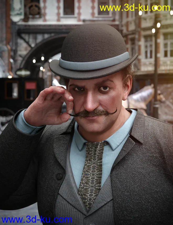 Mark for Genesis 8 Male模型的图片2