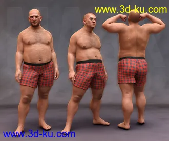 3D打印模型Mark for Genesis 8 Male的图片