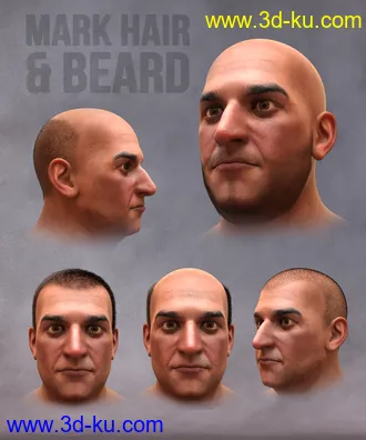 3D打印模型Mark for Genesis 8 Male的图片