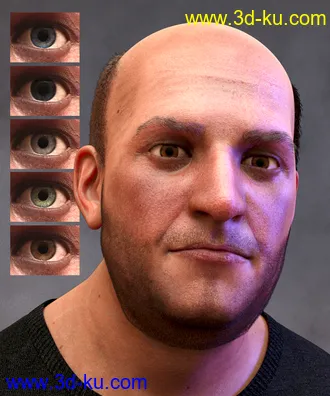 3D打印模型Mark for Genesis 8 Male的图片