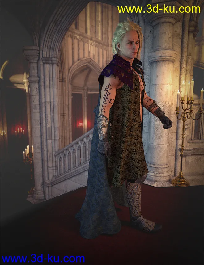 Marvellous Medieval Fabric Iray Shaders模型的图片2