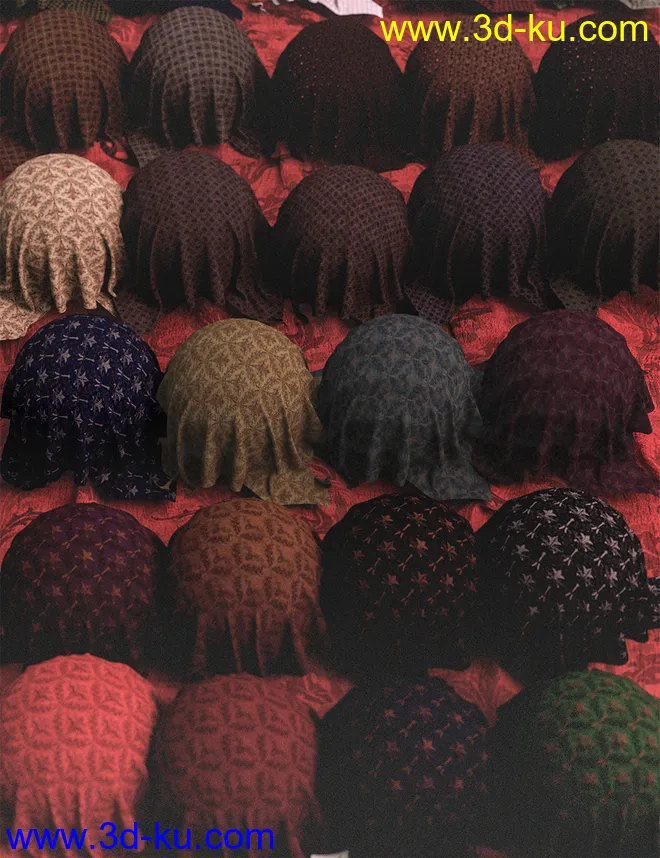 Marvellous Medieval Fabric Iray Shaders模型的图片4