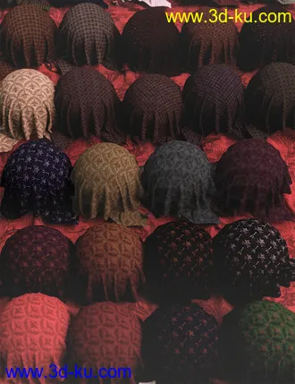 3D打印模型Marvellous Medieval Fabric Iray Shaders的图片