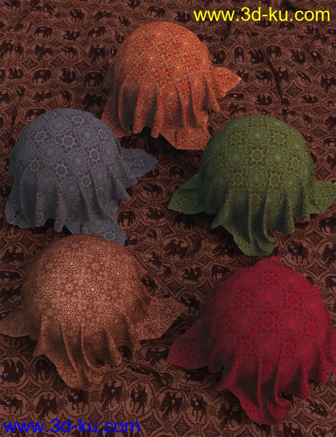 Marvellous Medieval Fabric Iray Shaders模型的图片5