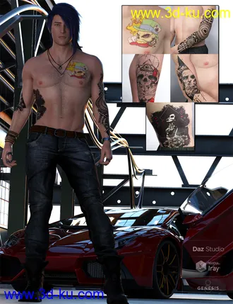 3D打印模型Mason for Genesis 8 Male(s)的图片