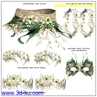 3D打印模型Masquerade Fantasy for the Fantasy Collar的图片