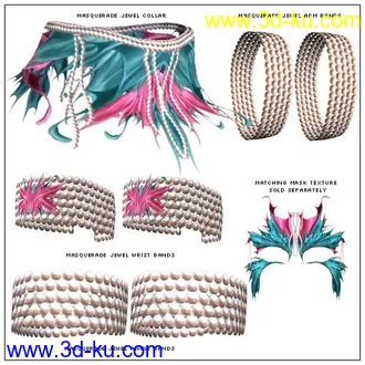 3D打印模型Masquerade Fantasy for the Fantasy Collar的图片