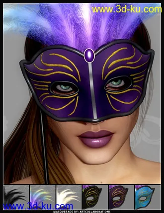 3D打印模型Masquerade Masks的图片