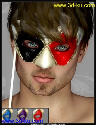 3D打印模型Masquerade Masks的图片