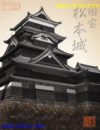 3D打印模型Matsumoto Castle的图片