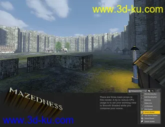 3D打印模型Mazedness for DAZ Studio的图片
