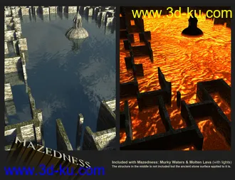 3D打印模型Mazedness for DAZ Studio的图片