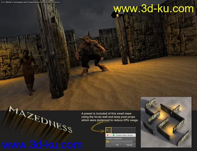 Mazedness for DAZ Studio模型的图片5