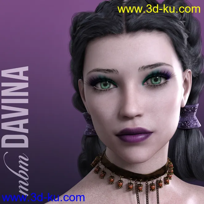MbM Davina for Genesis 3 & 8 Female模型的图片1