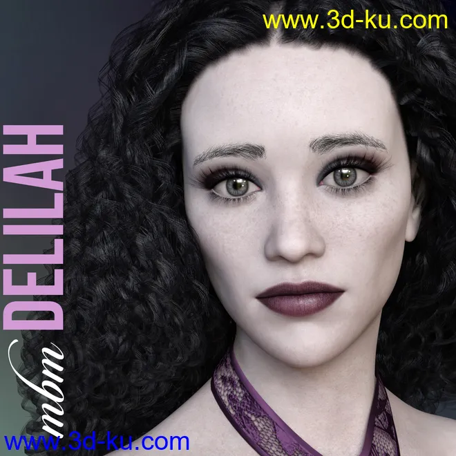 MbM Delilah for Genesis 3 & 8 Female模型的图片1