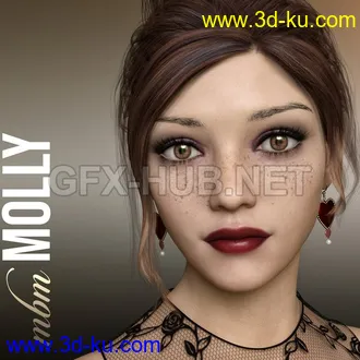 3D打印模型MbM Molly for Genesis 3 & 8 Female的图片