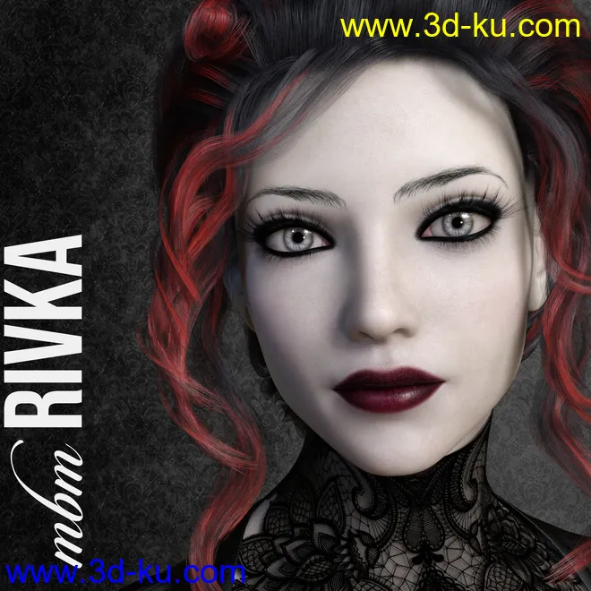 MbM Rivka for Genesis 3 and 8 Female模型的图片1