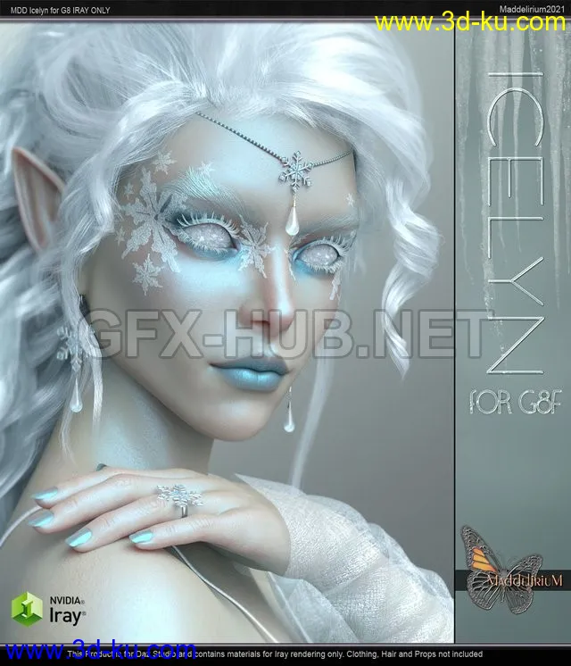 MDD Icelyn for G8F (IRAY Only)模型的图片1